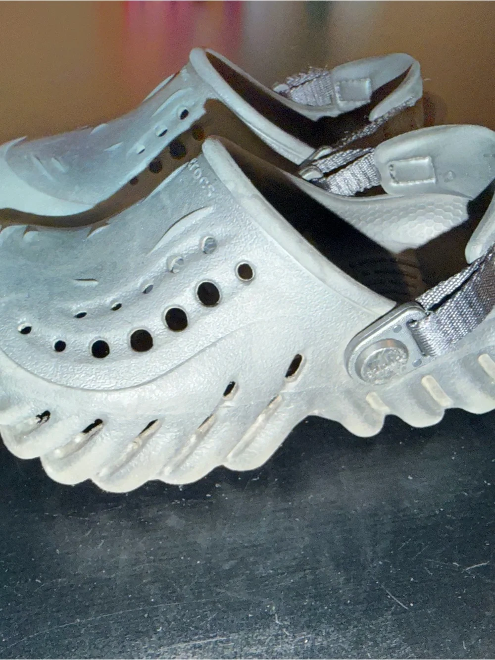 Black crocs